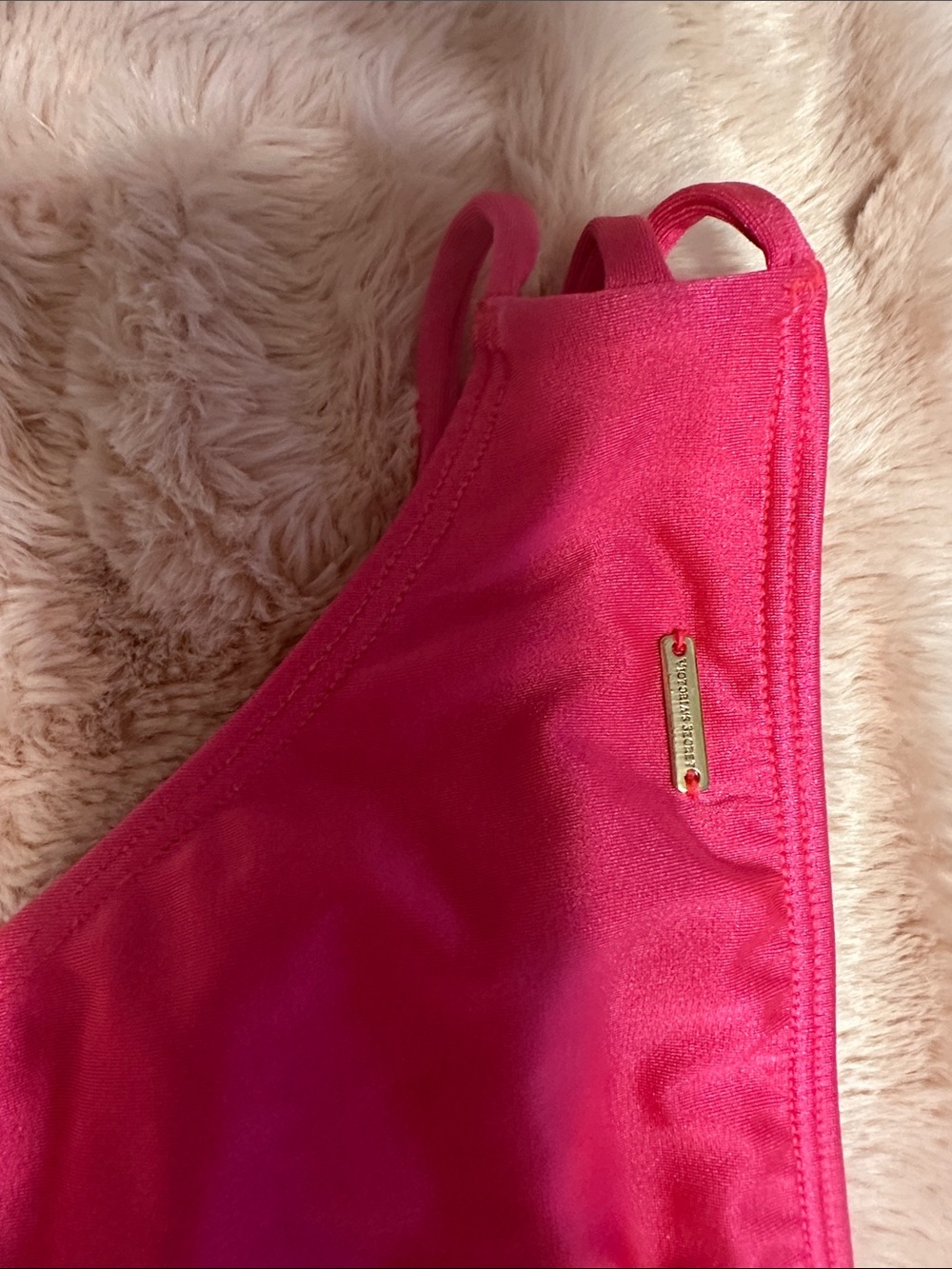 Victoria's Secret Hot Pink Strappy Bikini Bottom - Picture 3 of 5